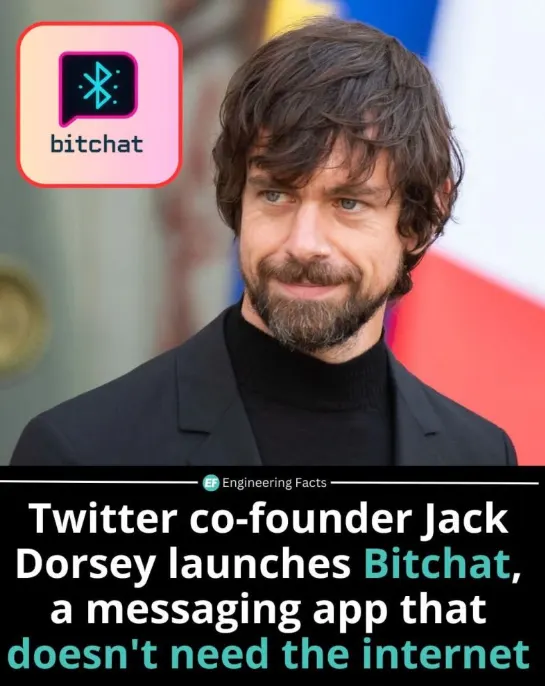 Jack Dorsey launches Bitchat — no internet needed